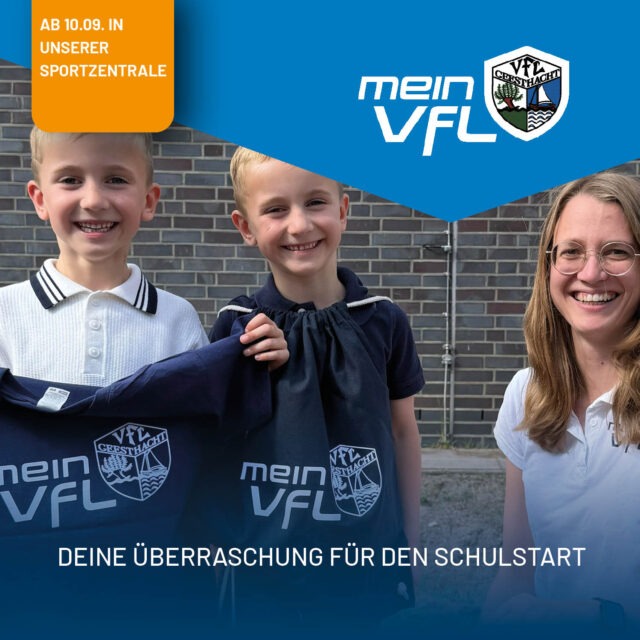 Wir überraschen neue Schulkinder mit einem sportlichen Präsent